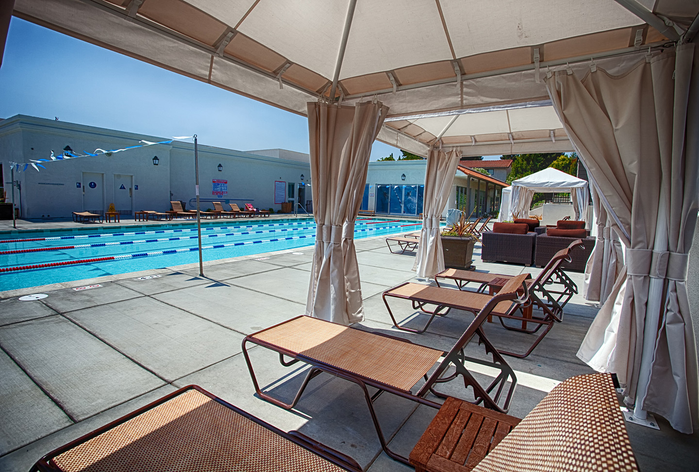 Weight training area