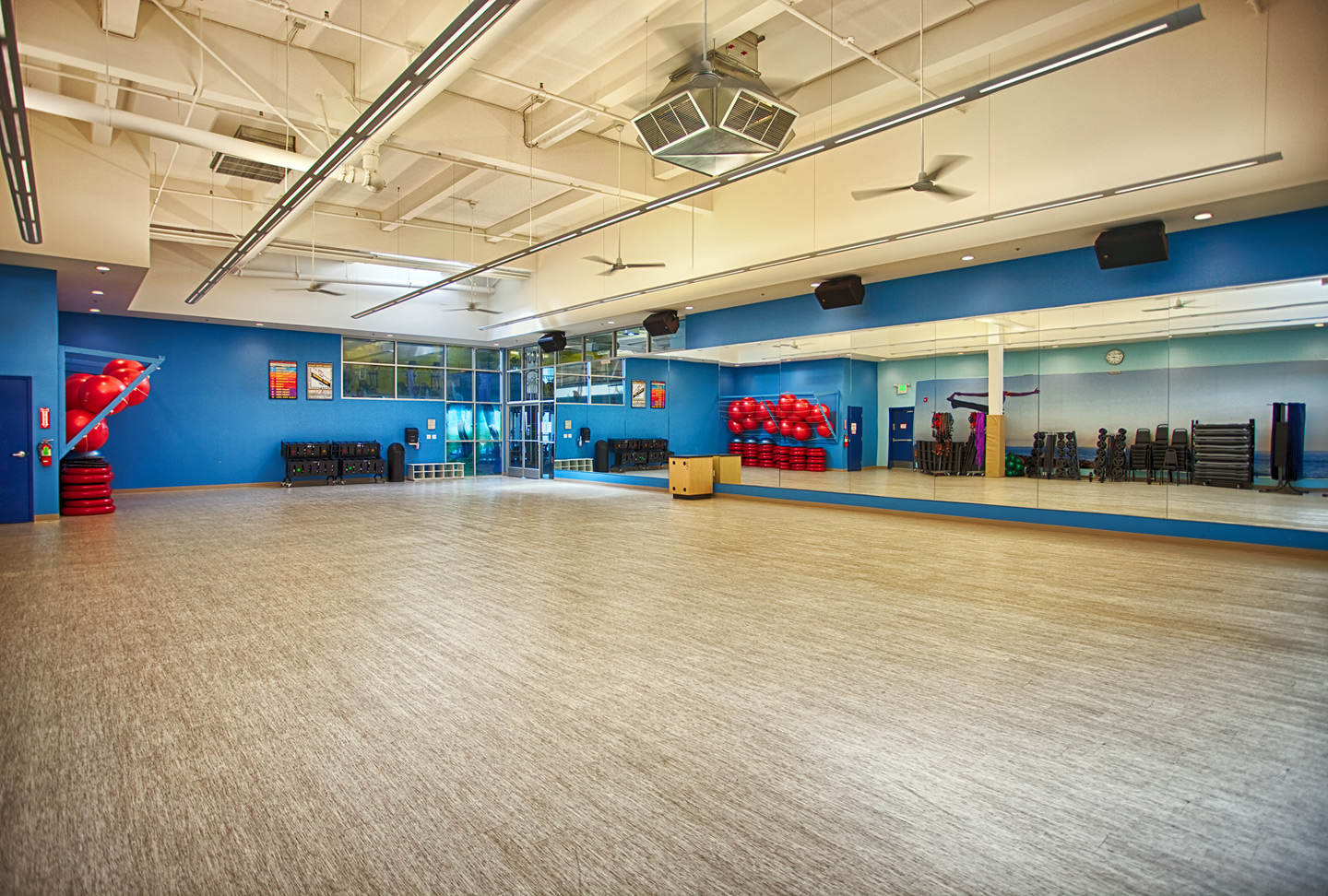 Locker room facilities